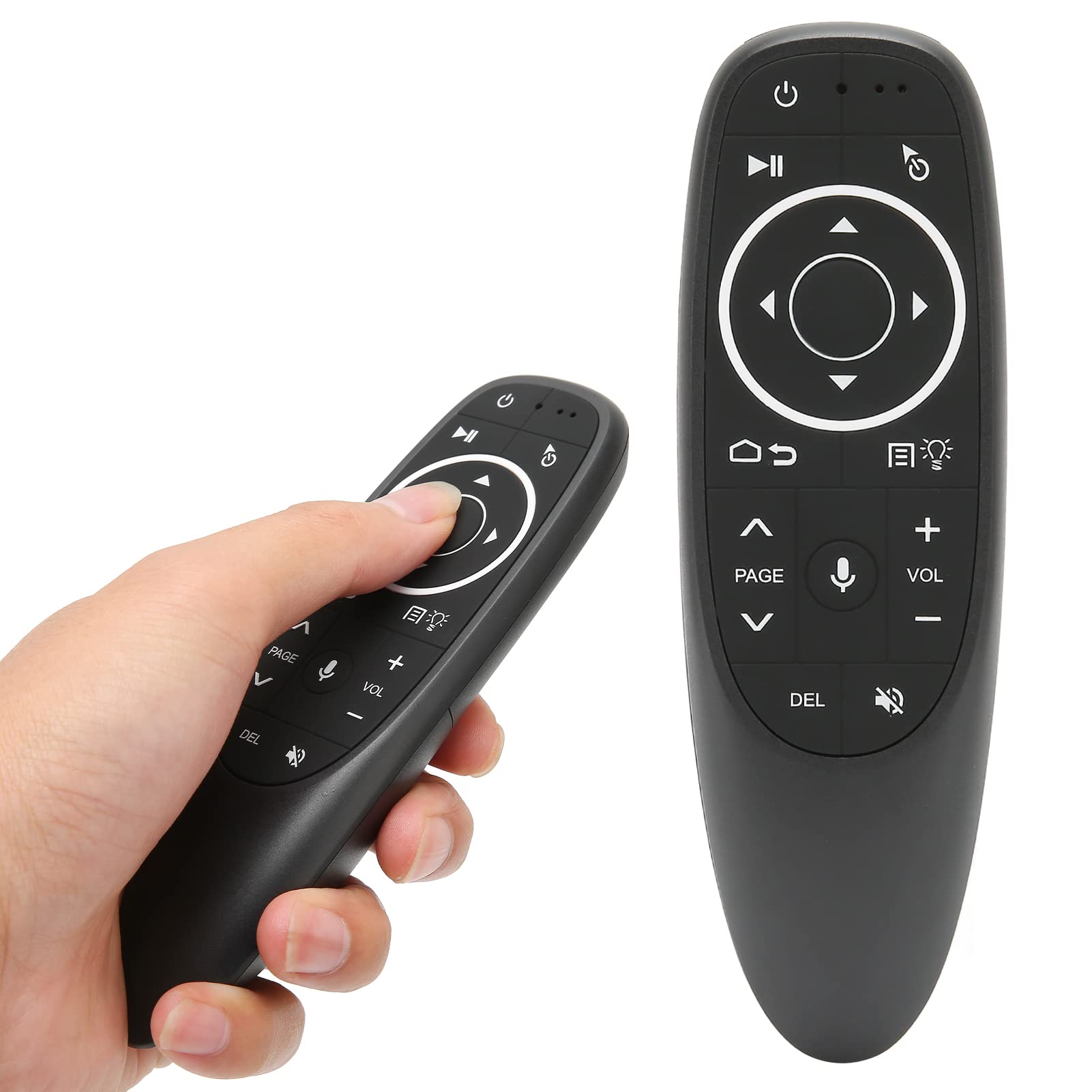 Sanpyl G10S PRO Replacement Remote Control - 6-Axis Gyroscope, Infrared Learning & Voice Control Smart Remote for Smart TVs, Streaming Devices - Perfect for Living Room, Bedroom & Home Theater Setup