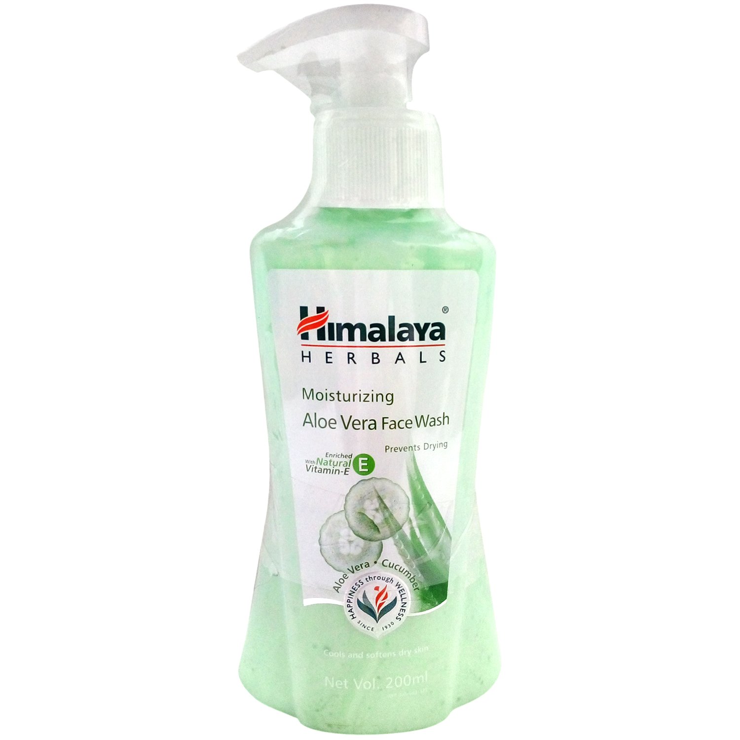 Himalaya Aloe Vera Face Wash - 200ml for Acne, Oily & Sensitive Skin | Gentle Cleansing, Hydrating & Soothing | Perfect for Daily Skincare Routine & Travel