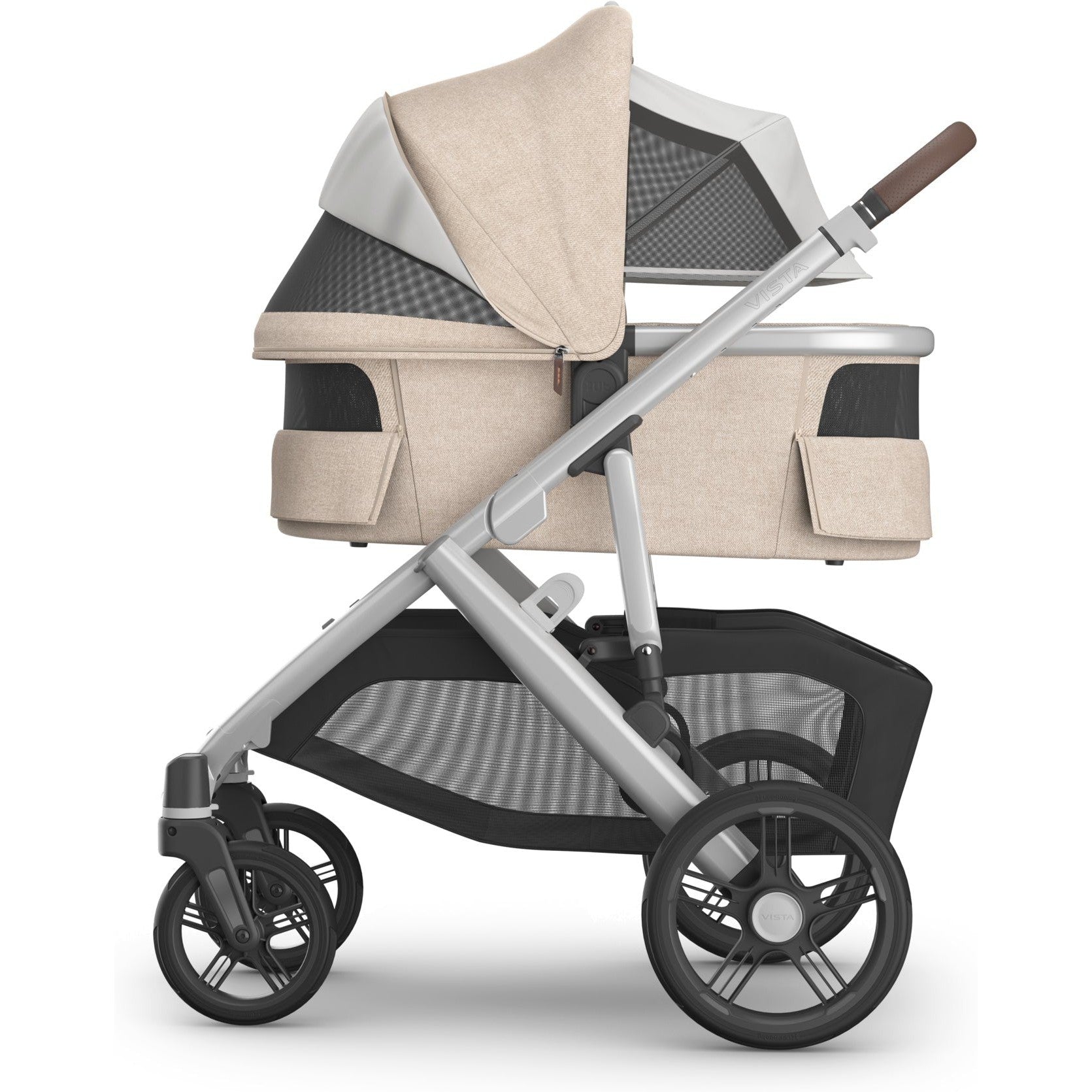UPPAbaby V3 Bassinet for Vista, Cruz & Ridge Strollers - Lightweight, Portable Baby Bed for Newborns - Perfect for Travel, Home & Outdoor Use