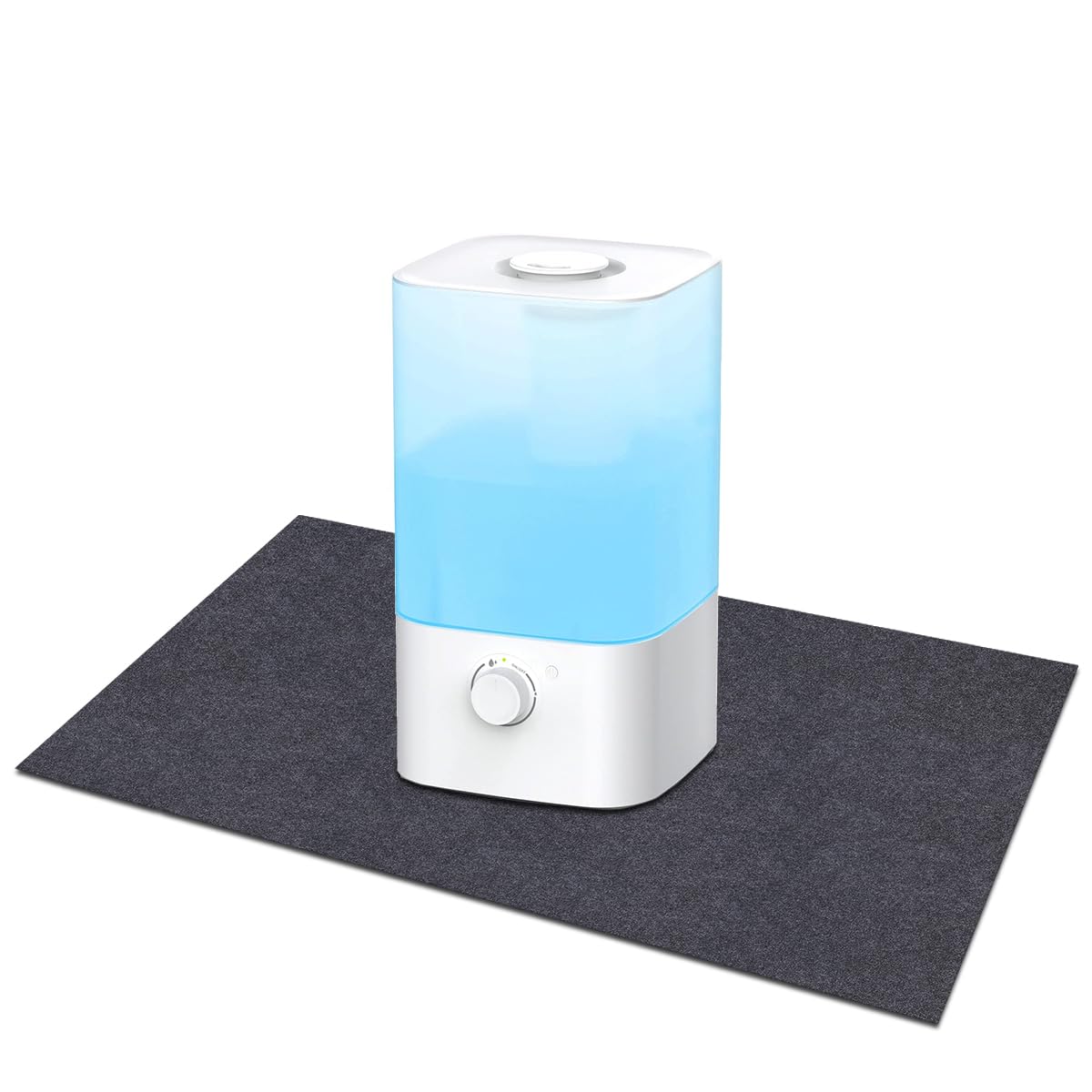 Humidifier Mat for Floor - Absorbent, Washable, Non-Slip Floor Protector (24