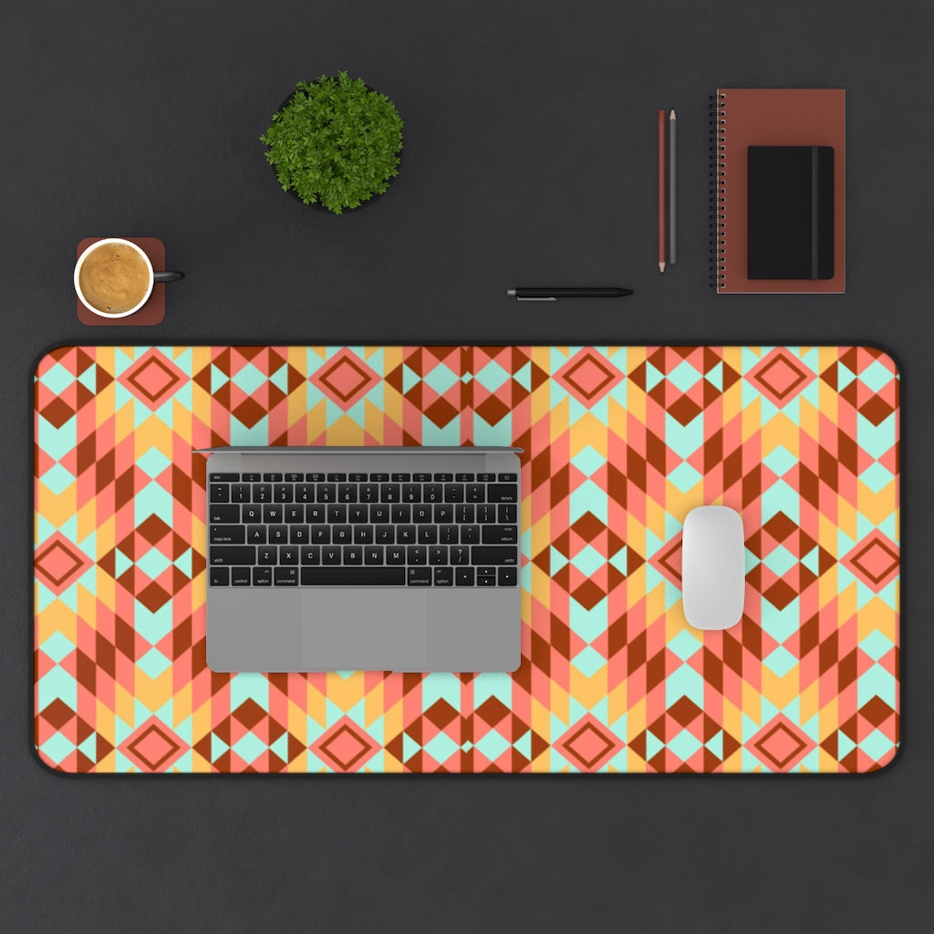 Boho Redwood Creek Southwestern Desk Mat - Large Mouse Pad & Desk Accessory (3 Sizes) - Perfect for Home Office, Gaming Setup & Workspace Decor