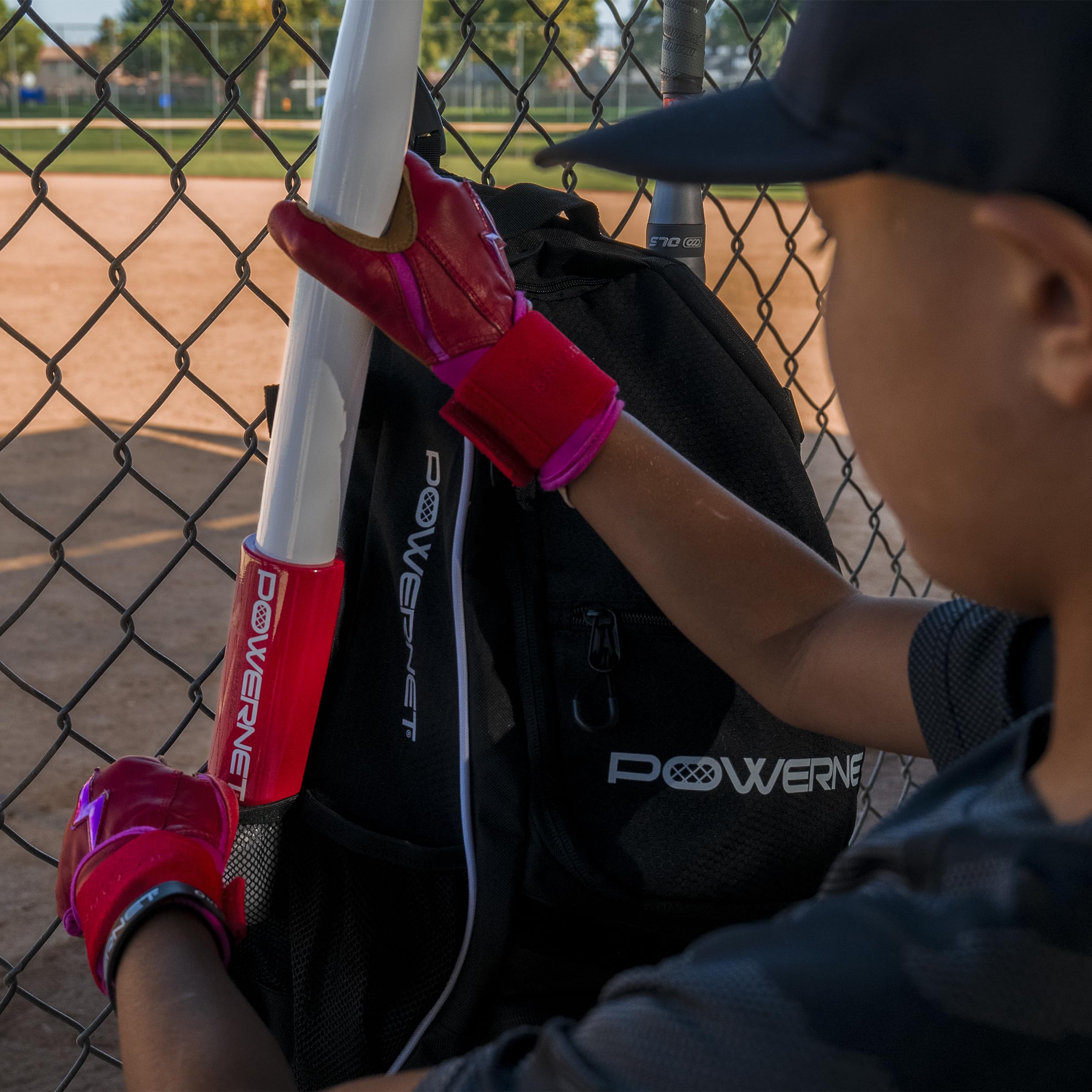 PowerNet Sweet Spot Training Bat with 3.2