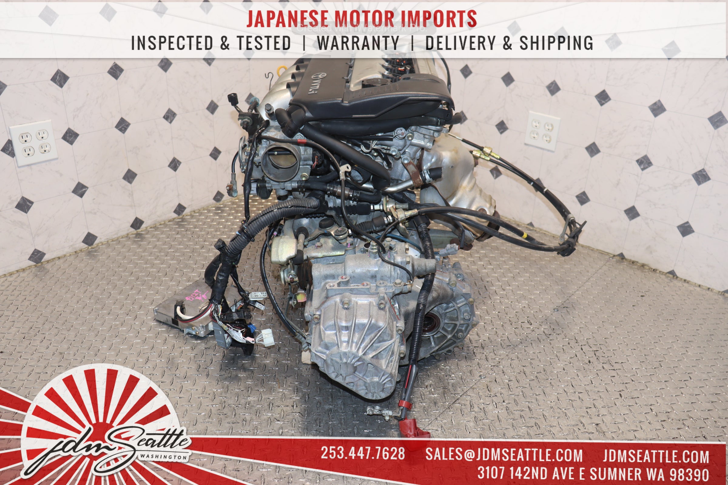 JDM 2000-2005 Toyota Celica GT-S 2ZZ-GE VVT-i Engine with 6-Speed Manual Transmission - High Performance Upgrade for Racing & Street Driving