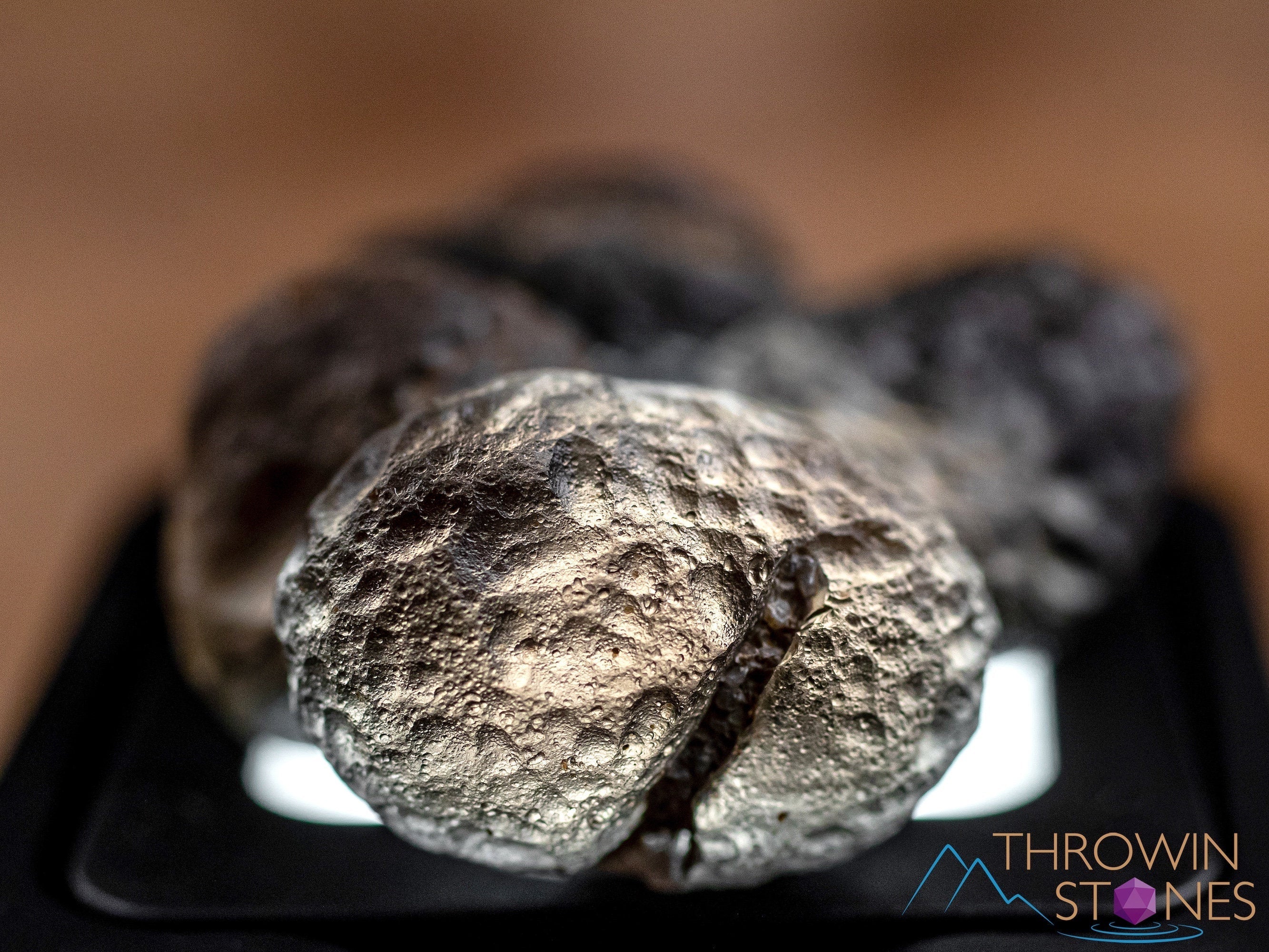 COLOMBIANITE Raw Crystal Tektite Obsidian Oval - Natural Metaphysical Healing Stones for Energy Work, Chakra Balancing & Spiritual Growth | Perfect for Meditation, Reiki & Crystal Grids