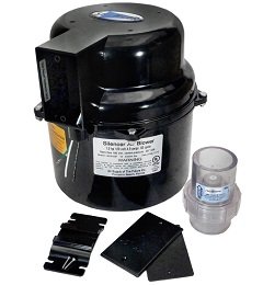 2 HP Air Supply Silencer Spa Blower 110V - Bottom or Side Mount for Hot Tubs, Pools & Hydrotherapy Systems - Quiet & Efficient Operation