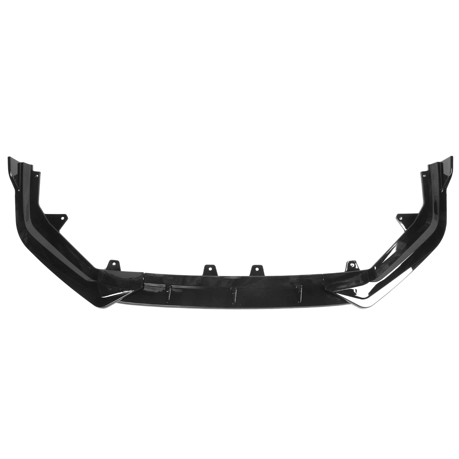 IKON MOTORSPORTS Front Bumper Lip for 2022-2024 Honda Civic 11th Gen Sedan & Hatchback | Gloss Black PP Lower Lip Spoiler Body Kit | Enhances Aerodynamics & Sporty Look for Street Racing & Car Shows
