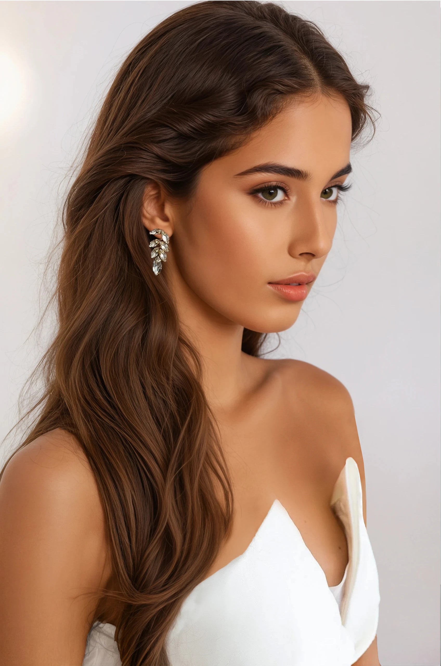 Kendall Earrings for Women - Trendy Gold Hoop Earrings, Hypoallergenic & Lightweight - Perfect for Parties, Weddings & Everyday Wear