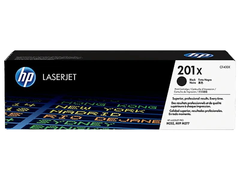 HP 201X Black High Yield Toner Cartridge - Compatible with HP M252 & M277 Printers - Perfect for Home Office & Small Business Printing Needs