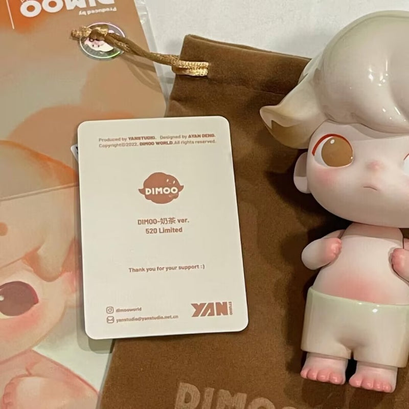 DIMOO Milk Tea Limited Edition Collectible Figure - Cute Anime Vinyl Toy for Display, Gift, and Home Decor