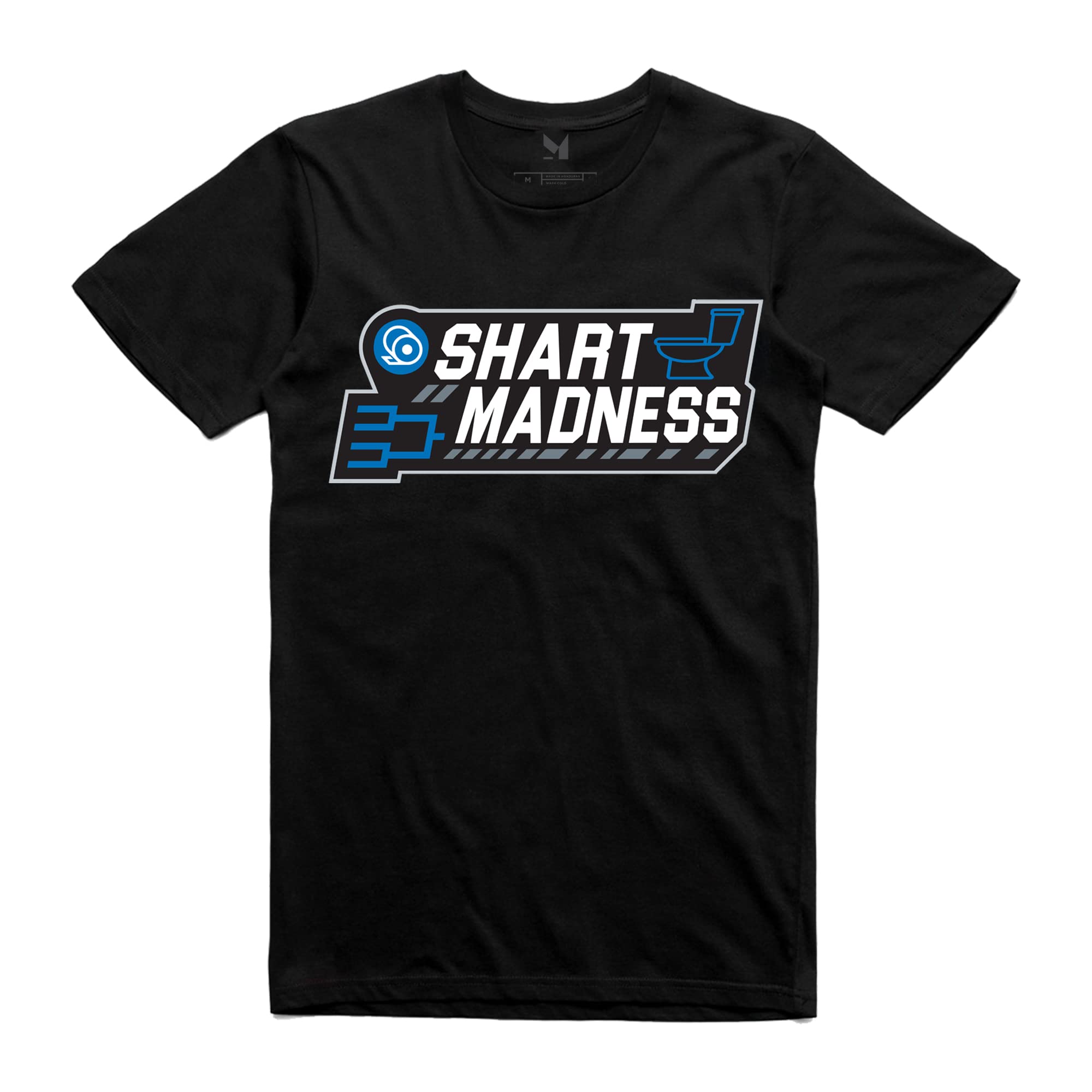 Shart Madness Funny College Basketball Lovers Themed Logo T-Shirt - Unisex Apparel Gift for Coach, Fans, Men & Women - Perfect for Game Day, Tailgating & Sports Events
