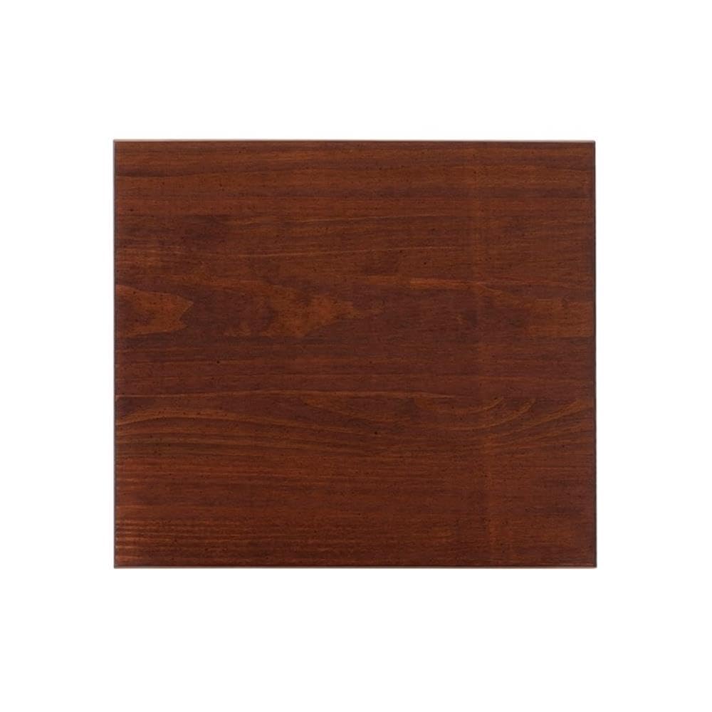 Solid Ellotis Pine Wood End Table in Brown - Sturdy Nightstand for Bedroom, Living Room, or Office - Rustic Side Table with Natural Wood Grain