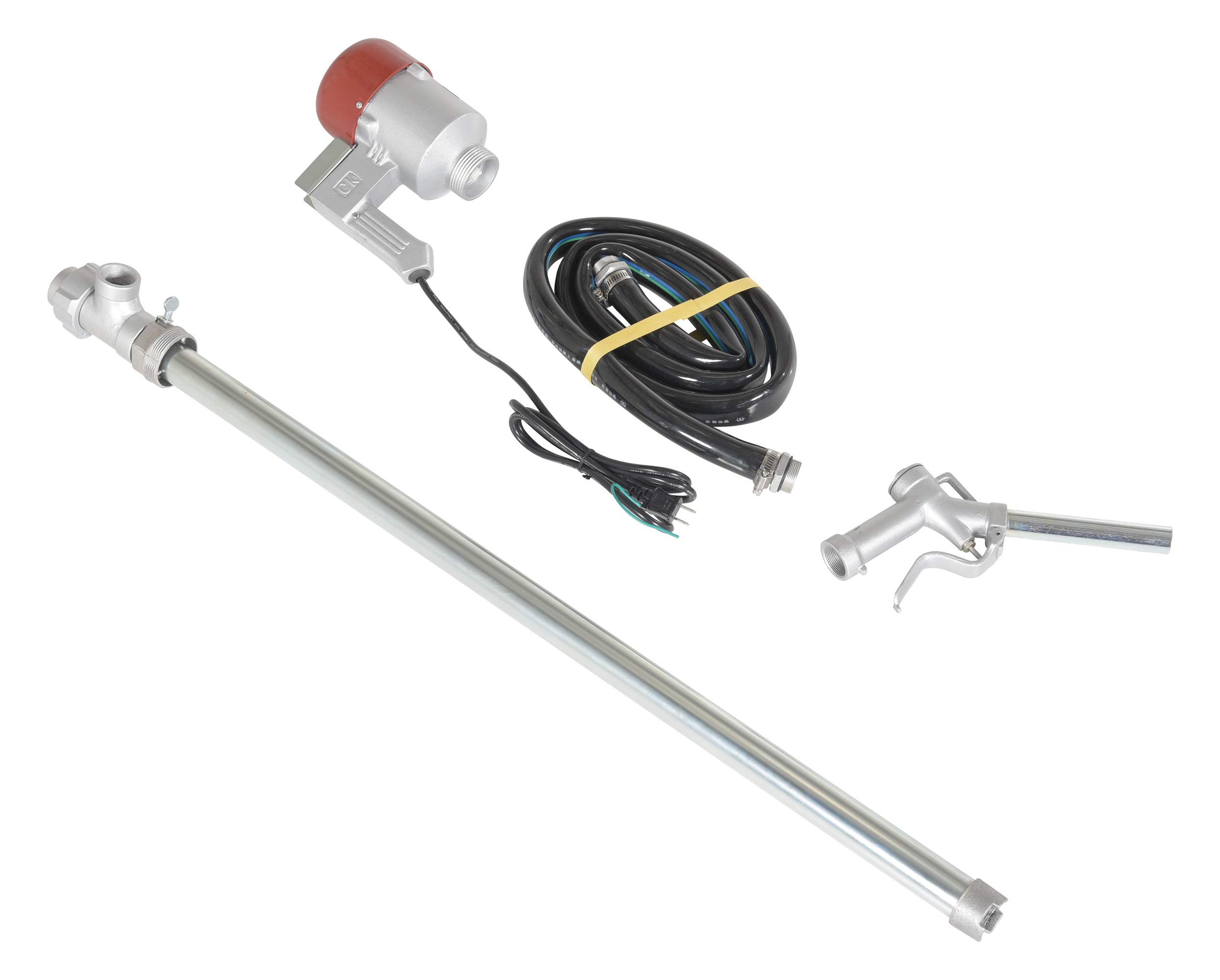 Vestil EDP 115V Electric Drum Pump - Portable Liquid Transfer Pump for Oil, Fuel, Chemicals - Ideal for Industrial, Warehouse & Automotive Use