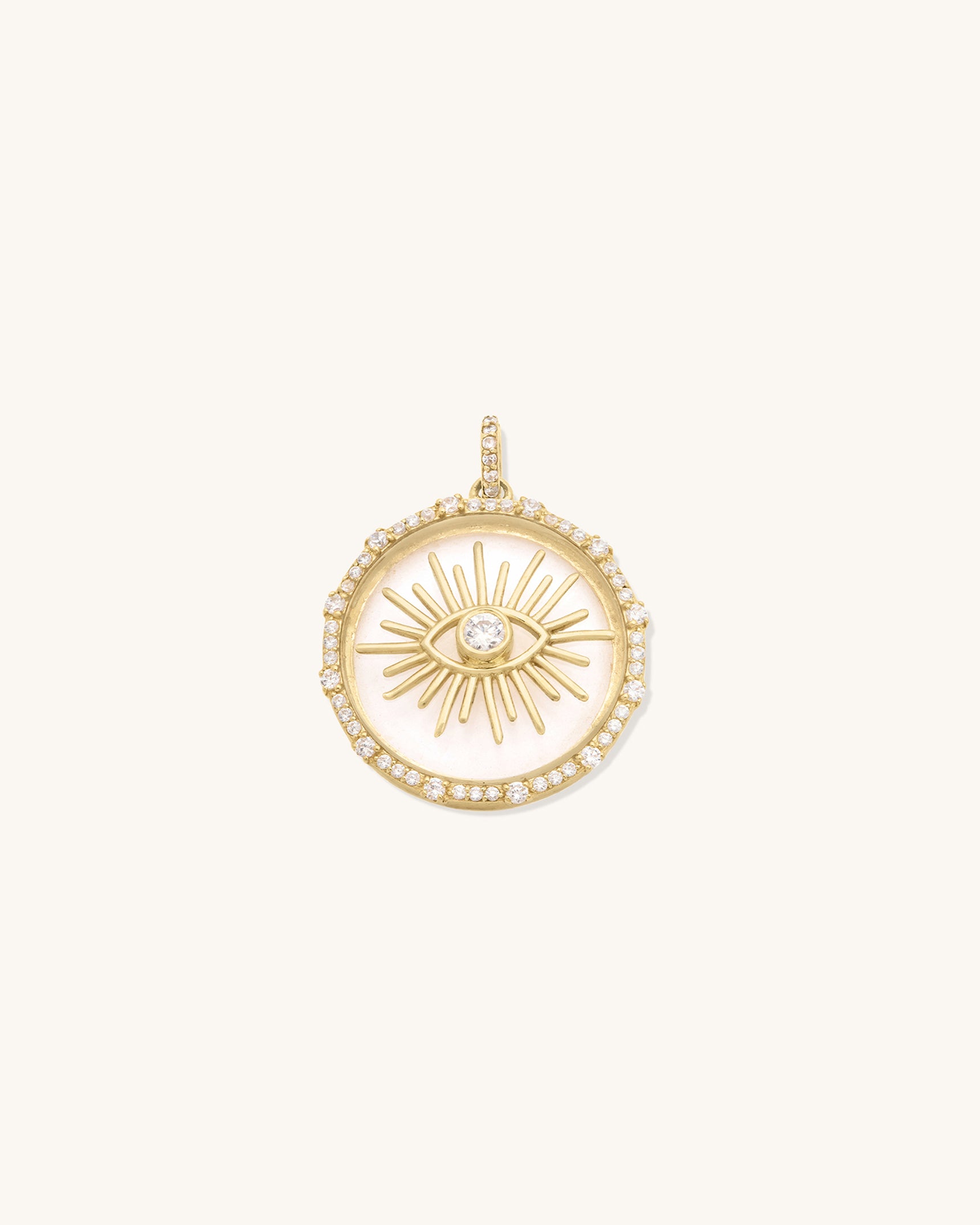 Evil Eye Sunburst Pendant Necklace - Protection Jewelry for Women, Gold & Blue Evil Eye Charm - Spiritual Gift for Good Luck & Positive Energy | Perfect for Everyday Wear, Meditation & Spiritual Healing