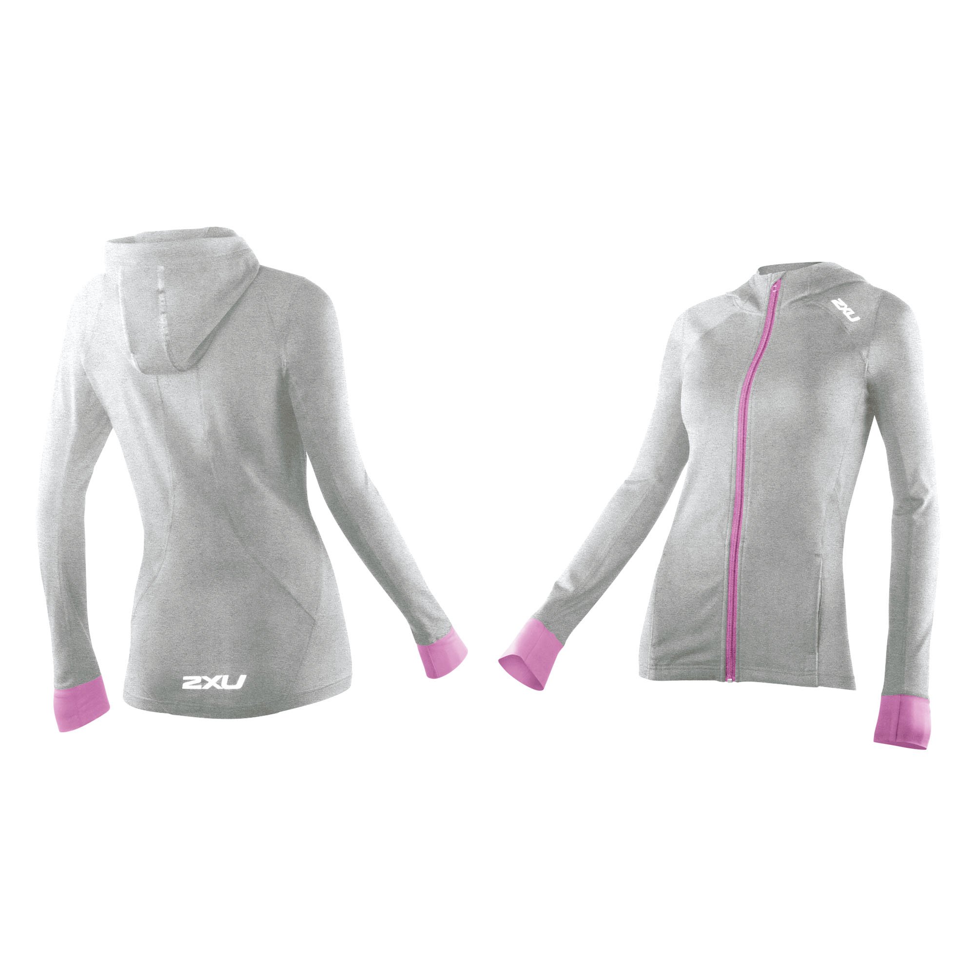 2XU Women's Marle Power X Hoodie - Lightweight Running Jacket for Women, Breathable & Moisture-Wicking Workout Top - Perfect for Gym, Jogging & Outdoor Activities