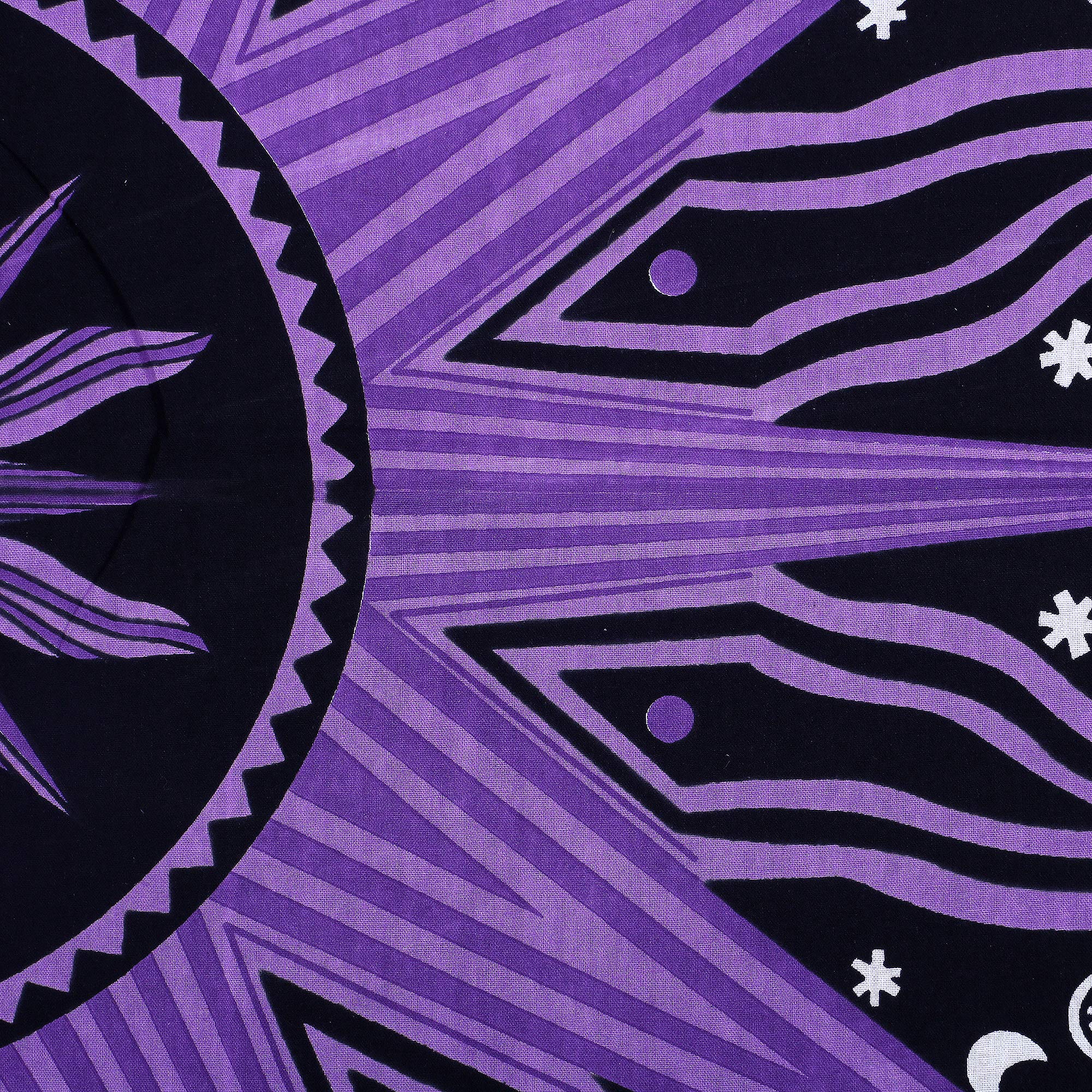 Celestial Tie Dye Tapestry - Moon Star Boho Wall Hanging for Bedroom & Dorm Decor