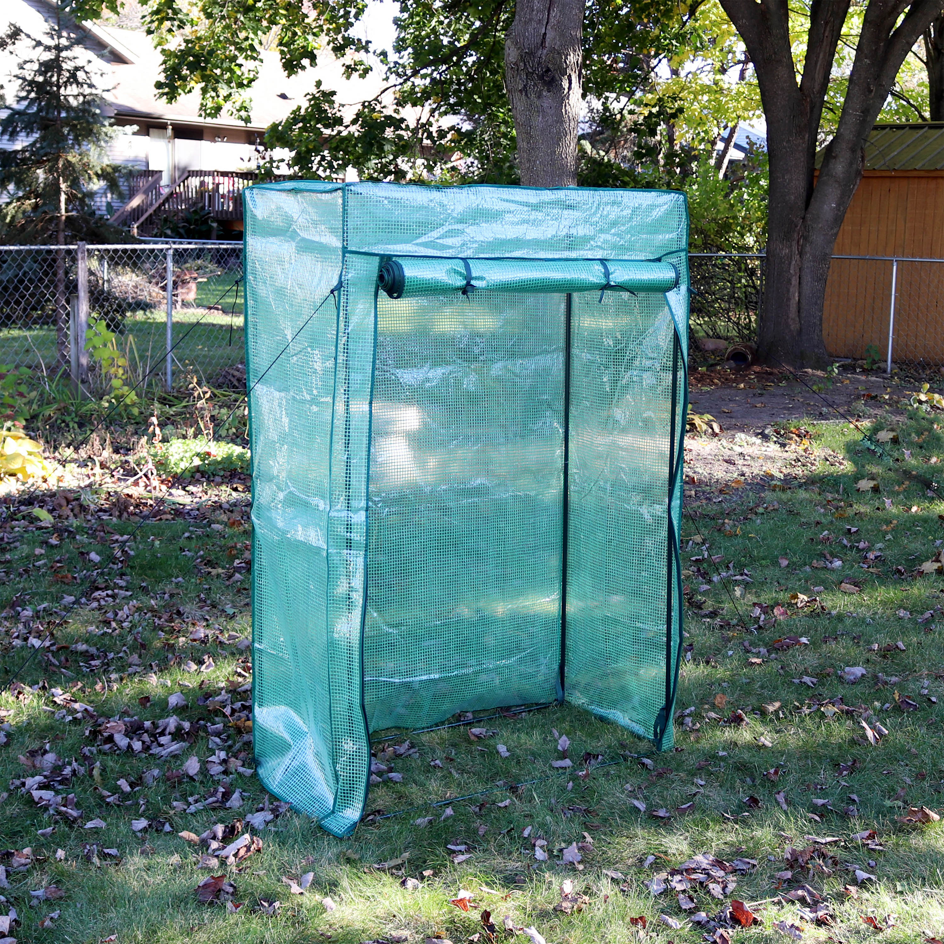 Sunnydaze Deluxe Greenhouse for Potted Plants & Tomatoes - Indoor/Outdoor Gardening Solution for Home & Backyard