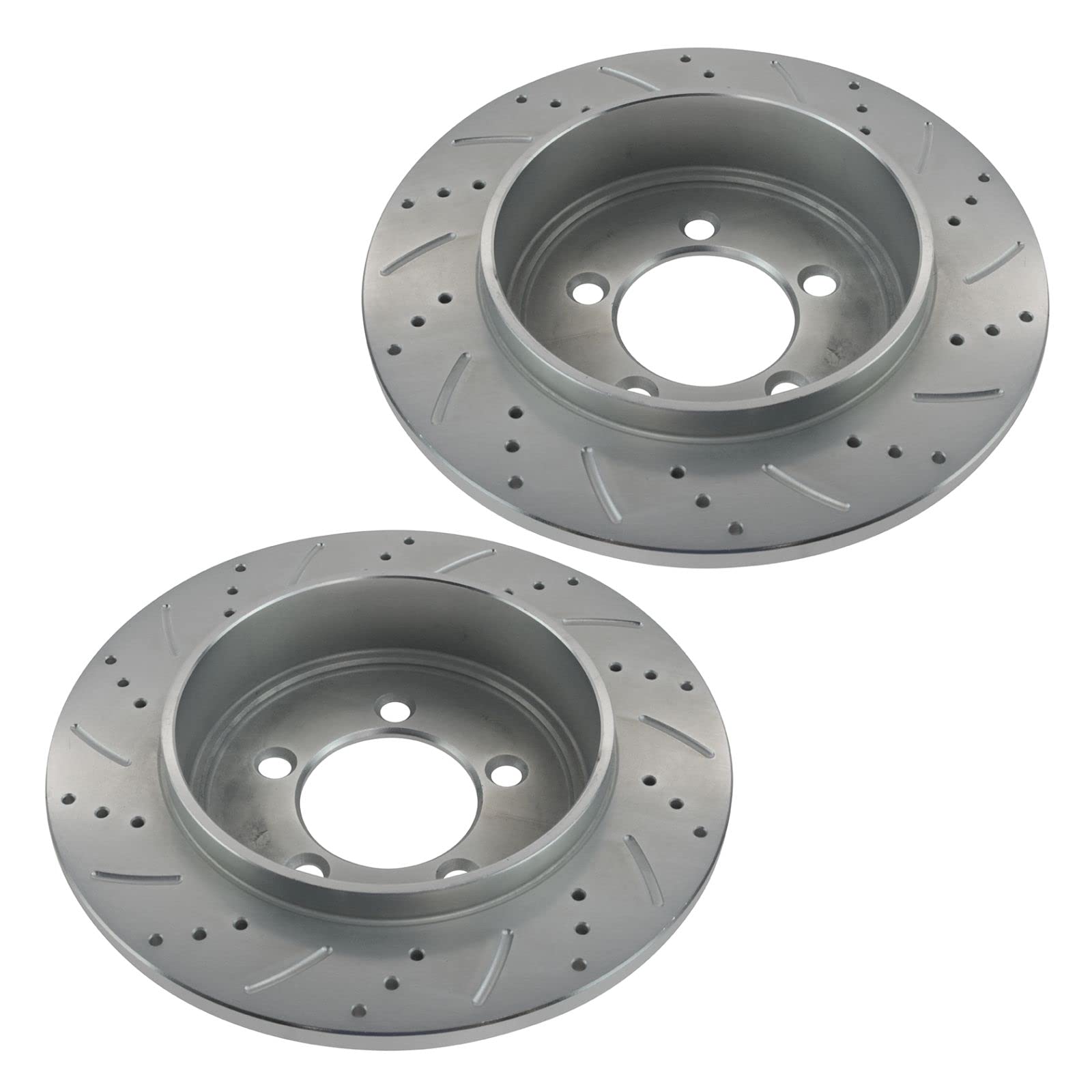 Premium Ceramic G-Coated Rear Brake Pad & Rotor Kit with Caliper & Chemical Kit - Compatible with 2003-2007 Jeep Liberty & 2003-2006 Wrangler - High Performance Braking for Off-Road & Daily Driving