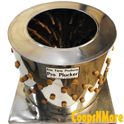 Rite Farm Medium Pro Chicken Plucker Machine - Poultry Feather Remover for Home & Commercial Use - Perfect for Chicken, Duck, Turkey Processing