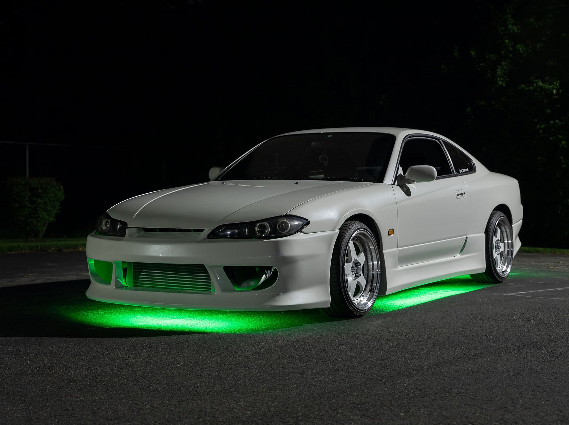 Green LED Flexible Slimline Car Underbody Lighting Kit - Waterproof Neon Glow Lights for Cars, Trucks & Motorcycles - Perfect for Night Driving, Car Shows & Customization