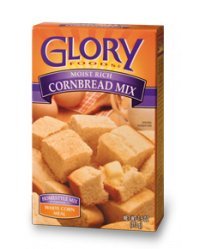 Glory Foods Homestyle Cornbread Mix - 24 Pack | Easy Southern Style Cornbread Mix | Perfect for Family Dinners, BBQs & Holiday Meals