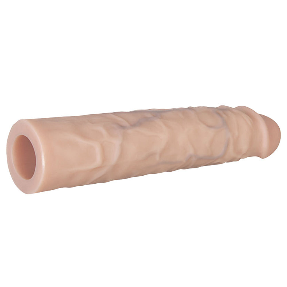 Adam & Eve Adam's 3 Realistic Penis Extension Sleeve - Lifelike Design for Enhanced Pleasure - Perfect for Couples & Solo Play