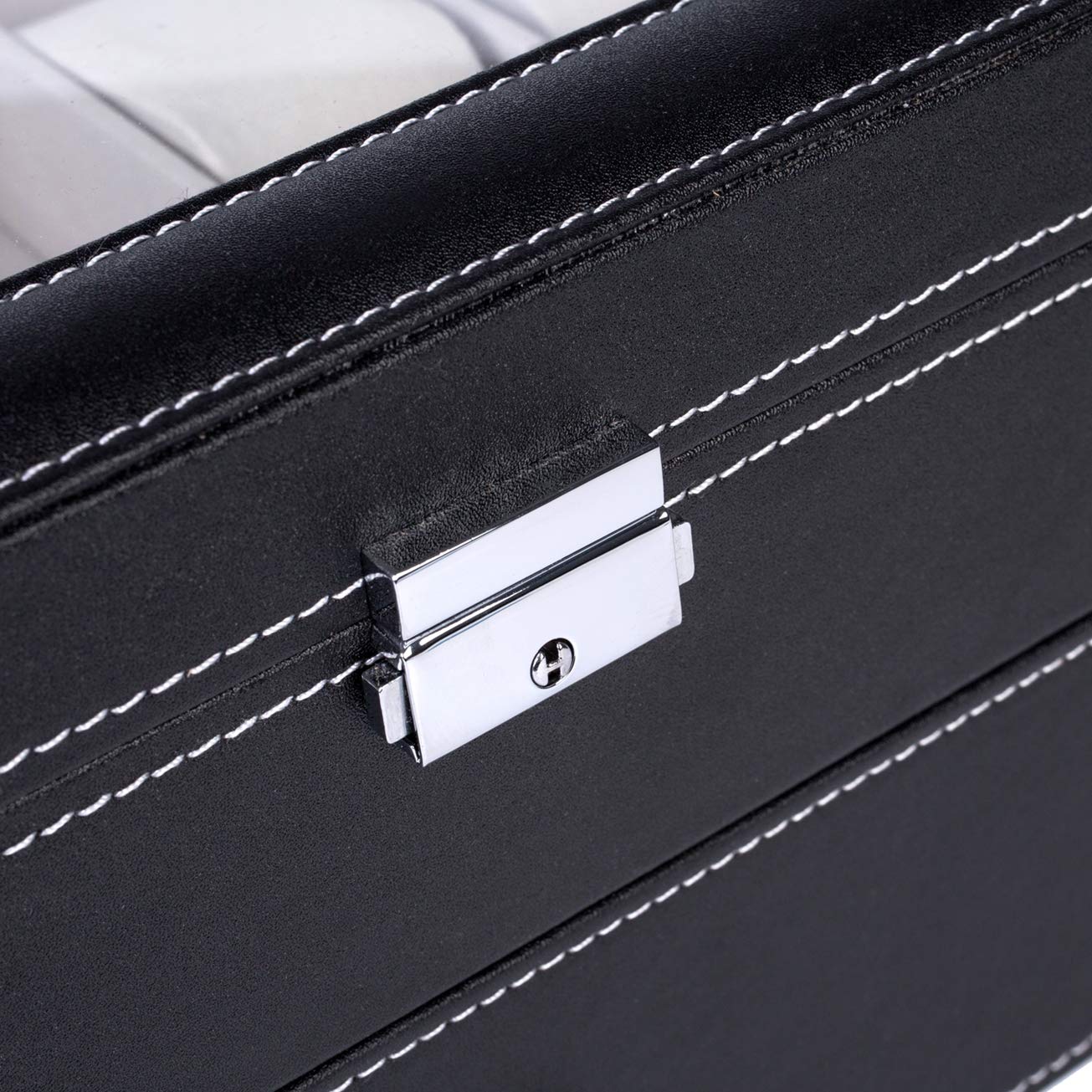 20 Compartments Dual Layer Elegant Wooden Watch Storage Box - Black Stylish Watch Organizer Case for Men & Women | Perfect Gift for Birthday, Anniversary & Special Occasions | Ideal for Watch Collectors & Jewelry Organization