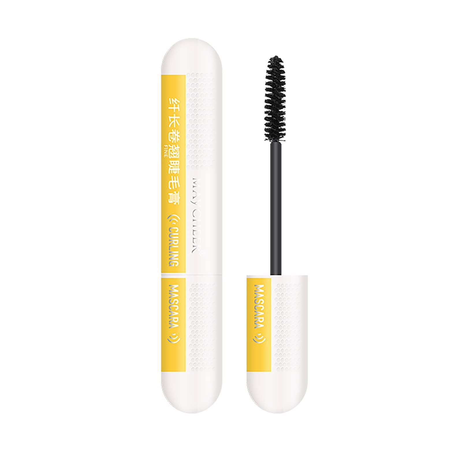 4D Silk Fiber Lash Mascara - Waterproof & Smudge Proof Mascara for Lengthening & Volumizing - Natural Looking Lashes - No Clumping Formula with Green Wand - Perfect for Daily Wear, Special Occasions & Photos