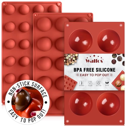 3pcs Semi Sphere Mold - 6/15/24-Cavity