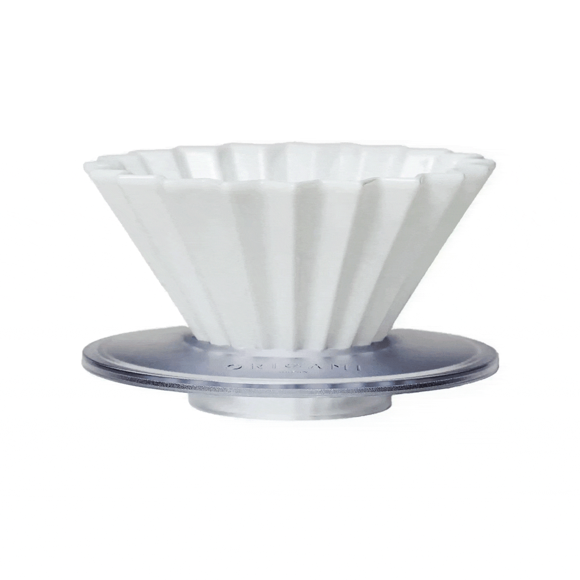 Premium Ceramic Origami Coffee Dripper - Handcrafted Pour Over Brewer for Specialty Coffee Lovers | Perfect for Home, Office & Travel Use