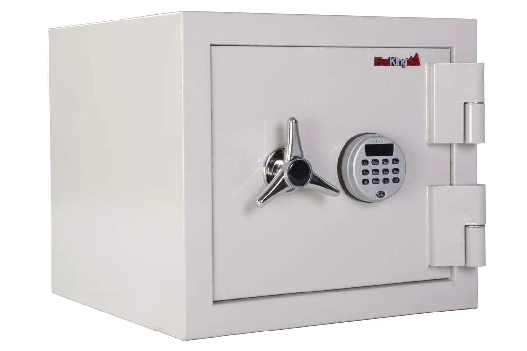 FireKing KF1114 1WHE 1-Hour Fireproof Safe Box - Secure Documents, Cash & Valuables for Home or Office Protection