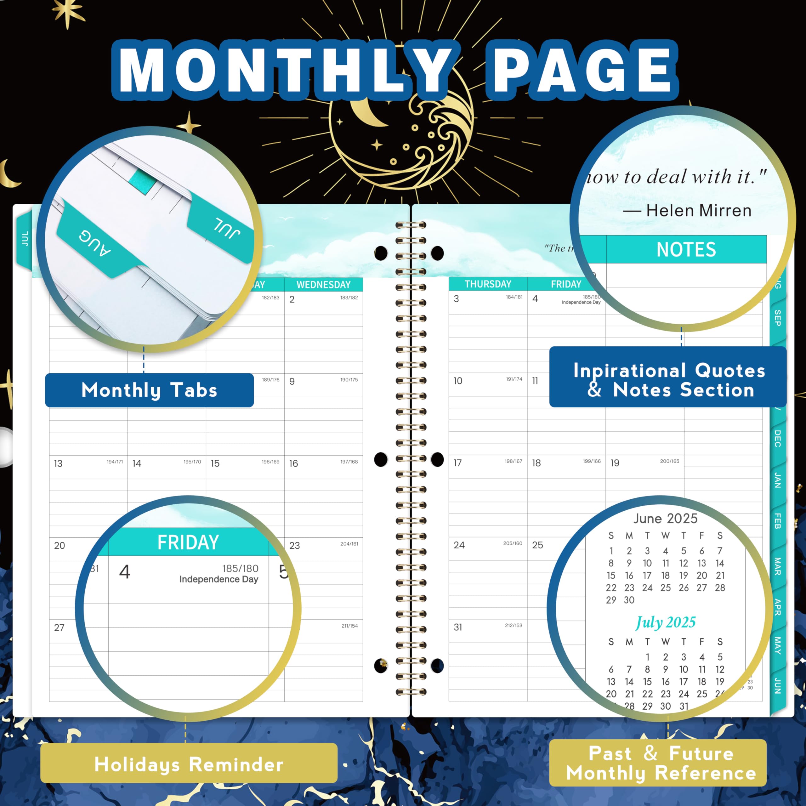 2025-2026 Student Planner - Academic Weekly & Monthly School Planner (July 2025 to June 2026) | 9