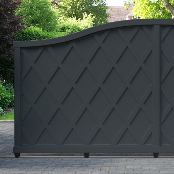 Ashfield Aluminum Sliding Driveway Gate - Heavy Duty & Secure for Residential & Commercial Use - Perfect for Driveways, Gardens & Property Entrances