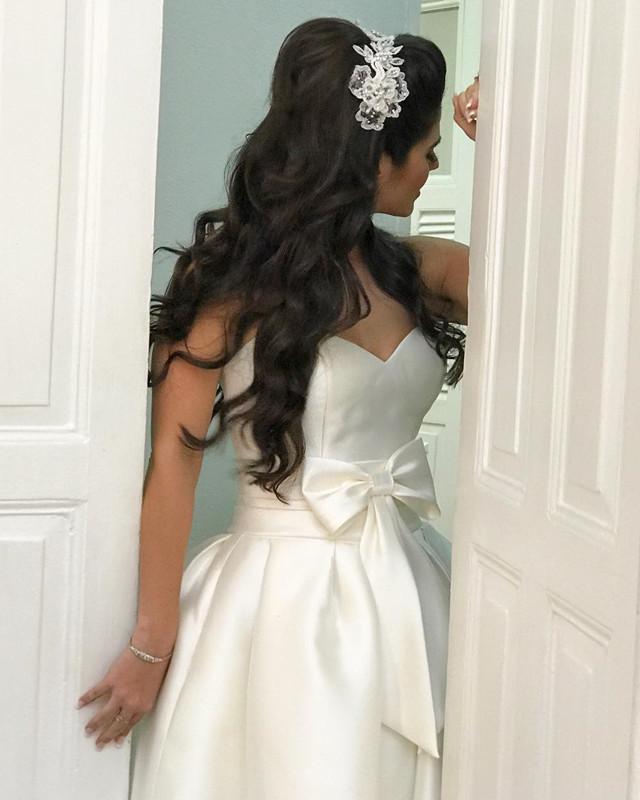 Elegant A-Line Sleeveless Sweetheart Neckline Wedding Dress with Bow Sash - Perfect for Bridal Gown, Beach Wedding & Formal Ceremonies