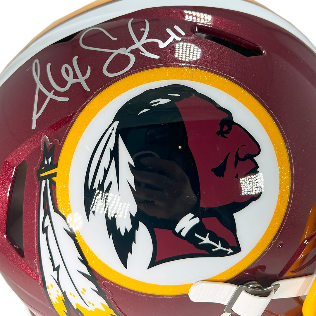 Alex Smith Signed Washington Redskins Authentic Speed Full Size Football Helmet with Beckett COA - Perfect for NFL Memorabilia Collectors and Washington Football Team Fans Display