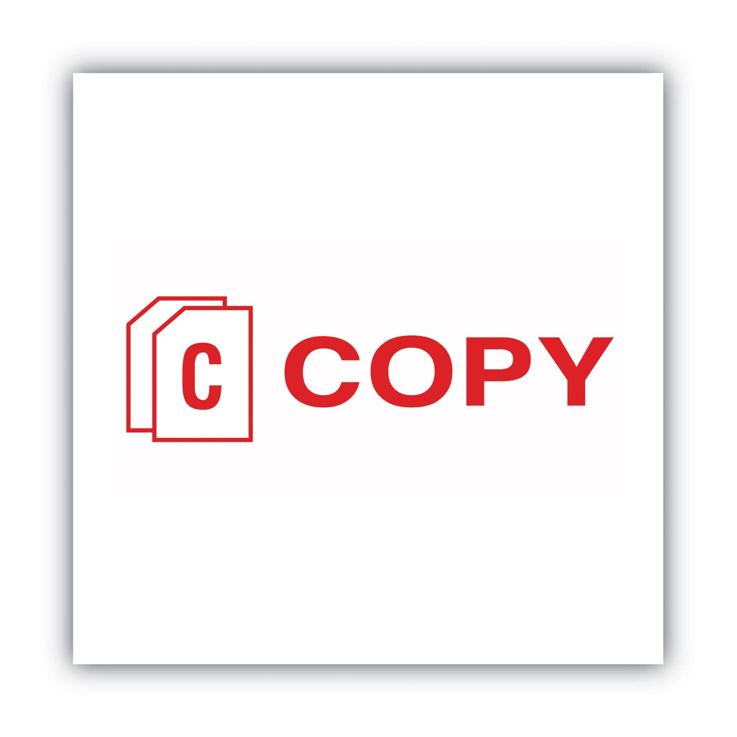 ACCUSTAMP2® Pre-Inked Self-Inking Stamp - Red 