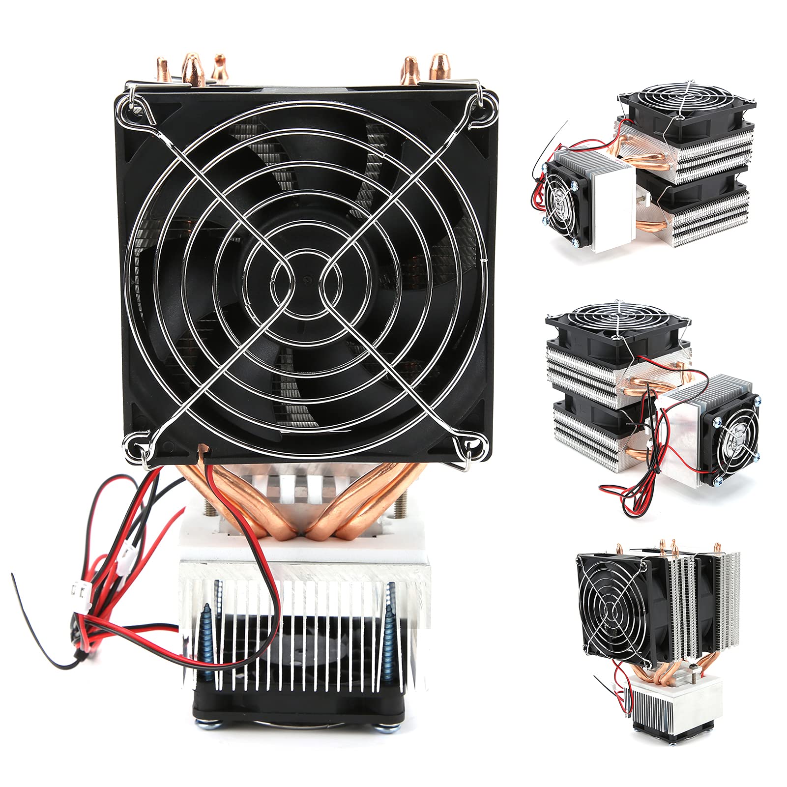 12V Peltier Cooler DIY Kit - High-Efficiency Thermoelectric Refrigeration System for Mini Air Conditioners, Cooling Devices, and Radiators - Ideal for Home, Office, and Car Use