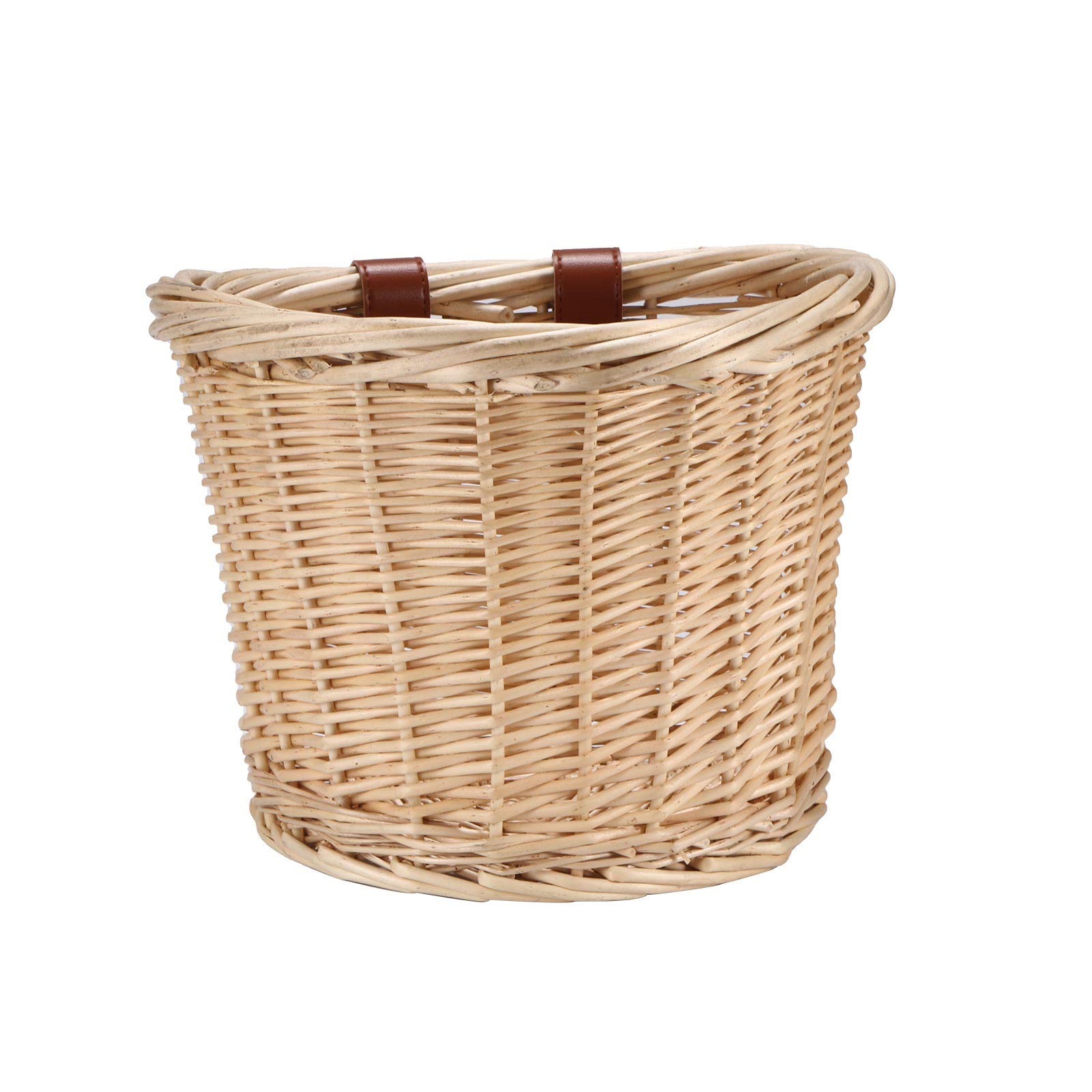 Premium Front Handlebar Bike Basket for Adults - Durable Leather Bicycle Storage Bag | Perfect for Commuting, Shopping & Outdoor Adventures