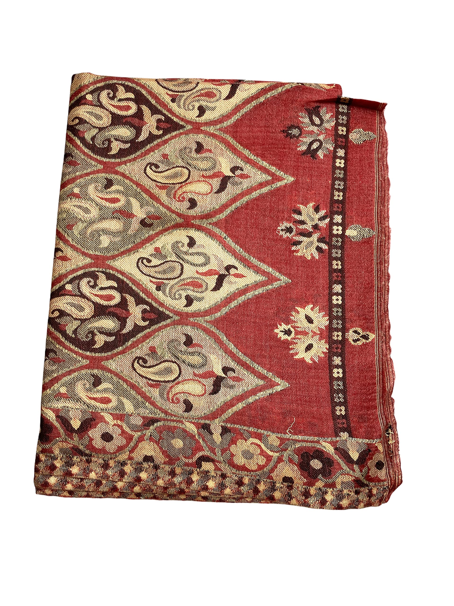 Women's Floral Print Wool Scarves - Soft Warm Winter Shawls & Wraps for Cold Weather - Perfect for Fall Fashion, Holiday Gifts & Outdoor Activities