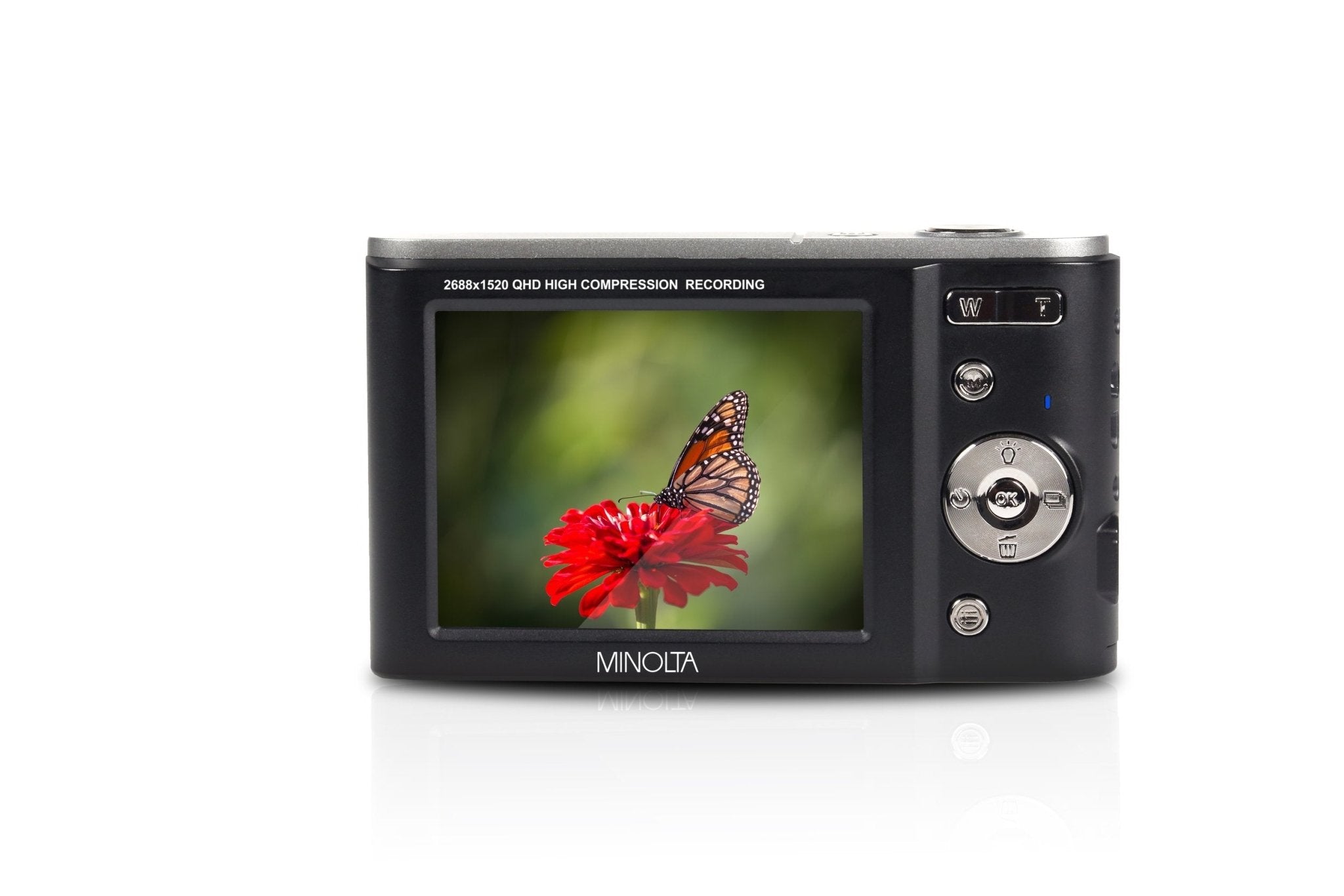 MINOLTA MND20 44MP Digital Camera - 2.7K Ultra HD Video, 3.0