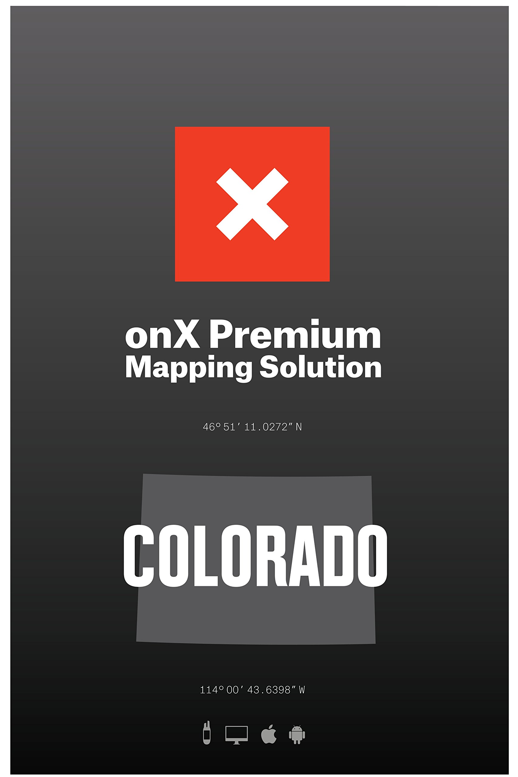 onX Colorado Hunting GPS Map for Garmin - Public & Private Land Ownership Chip with Hunting Units - Includes Premium Membership for onX Hunting App (iPhone, Android, Web) - Ideal for Big Game Hunting, Trail Navigation & Outdoor Adventures