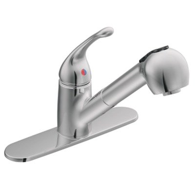 Capstone Pull-Out Kitchen Faucet with Chrome Finish - Modern Touchless Design for Easy Cooking & Dishwashing
