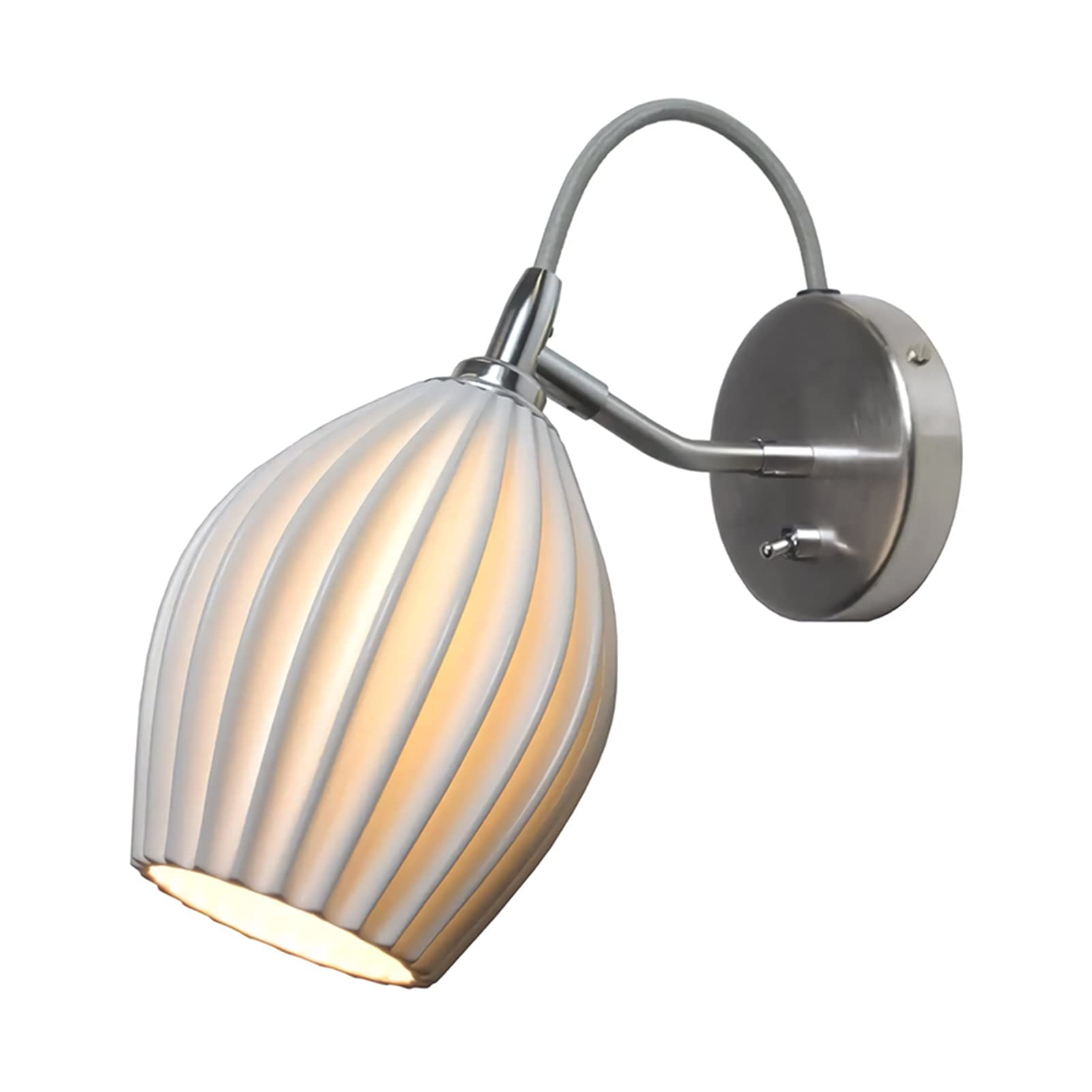 Modern Nordic Ceramic Floor Lamp & Wall Mount Lamp - 7 Heads LED Pendant Light for Bedroom, Living Room, Restaurant - Creative Home Decor Lighting for Cozy Ambiance & Stylish Interior Design