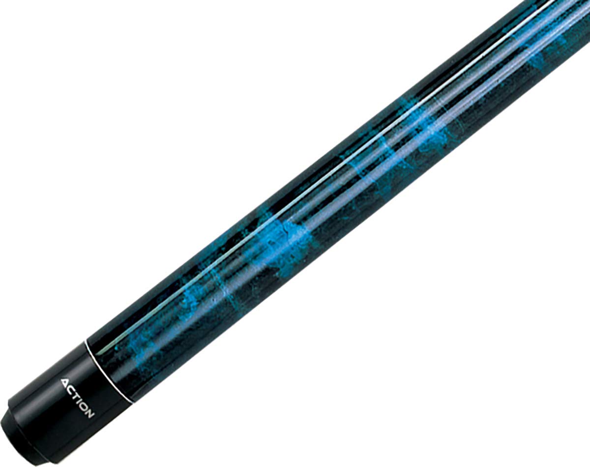 Premium Action Pool Cue Stick - Navy Blue Billiard Cue for Professional & Recreational Players - Perfect for Home Game Rooms, Bars, and Pool Halls