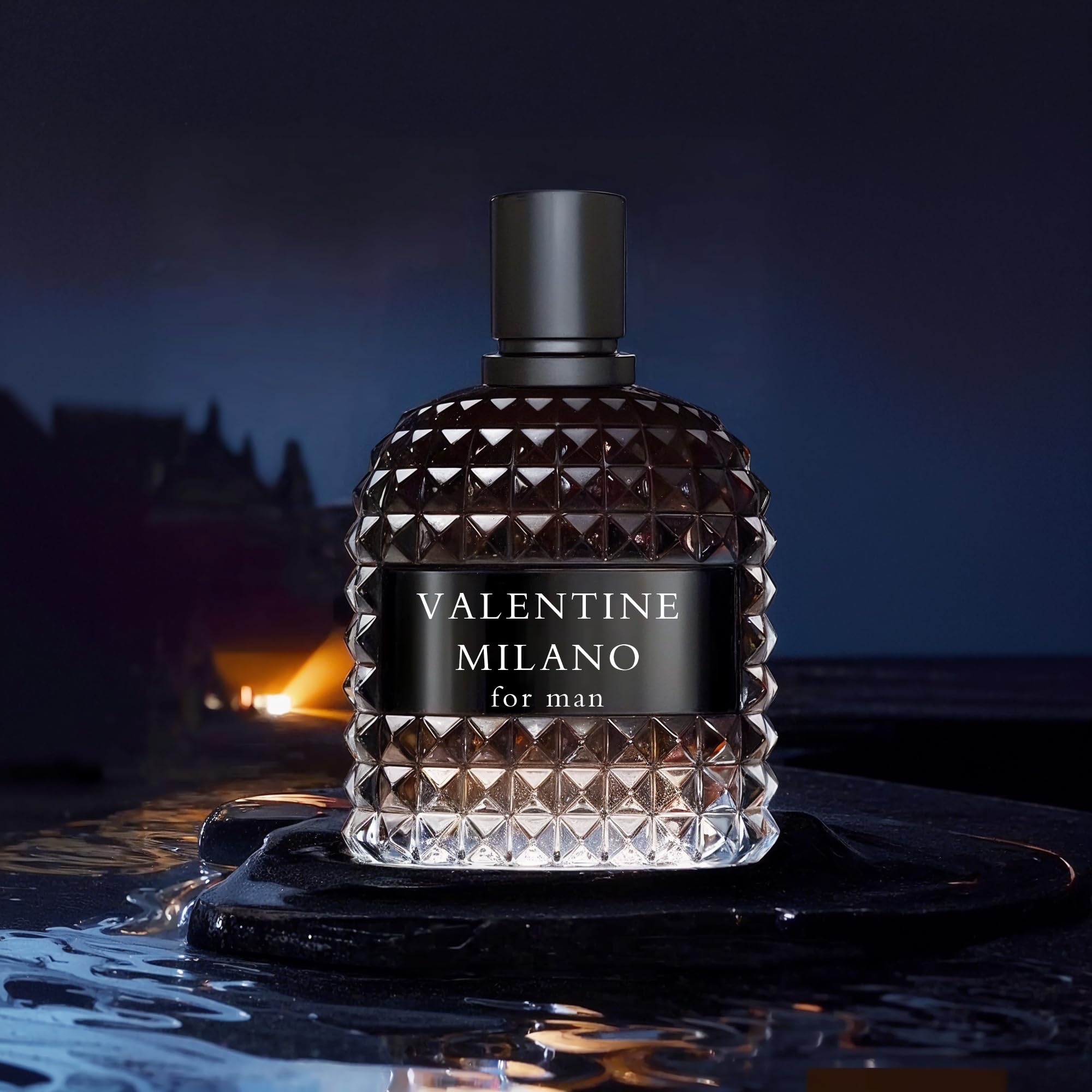 Valentino Milano Men's Eau De Toilette Natural Spray - 3.4 Fl Oz Fragrance for Men | Romantic Date Night, Office Wear & Special Occasions