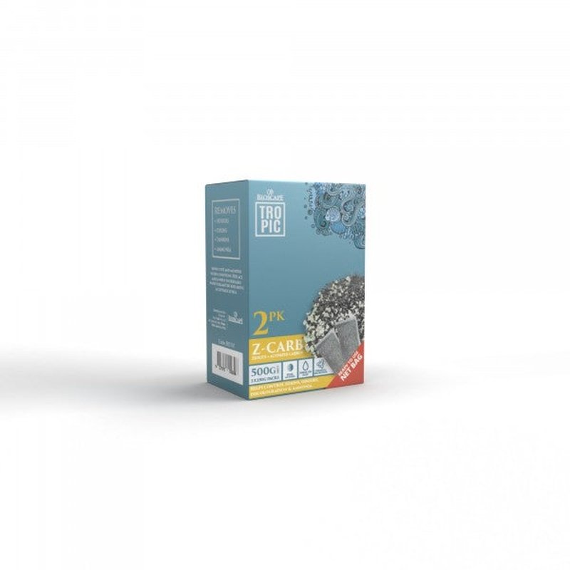 Premium Bioscape Zeo/Carbon Pouches for Aquarium & Fish Tank - Natural Water Filtration, Odor & Toxin Removal - Perfect for Freshwater & Saltwater Tanks, Terrariums, and Aquatic Habitats