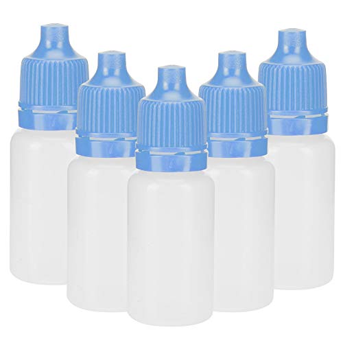 50Pcs Refillable Empty Eye Dropper Bottles - Durable Professional Liquid Dropper Containers for Eye Drops, Essential Oils & Cosmetics | Perfect for Home, Travel & DIY Projects (Blue)