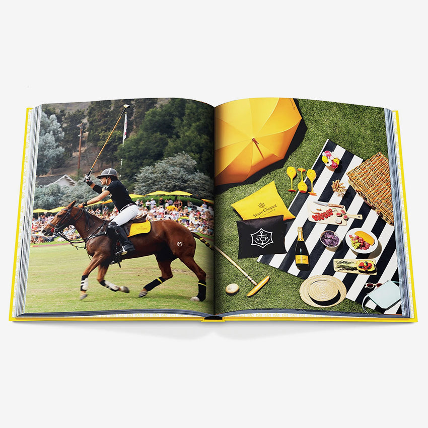 Assouline | Veuve Clicquot Champagne Coffee Table Book - Luxury Home Decor & Gift for Wine Lovers | Perfect for Living Rooms, Offices & Wine Cellars
