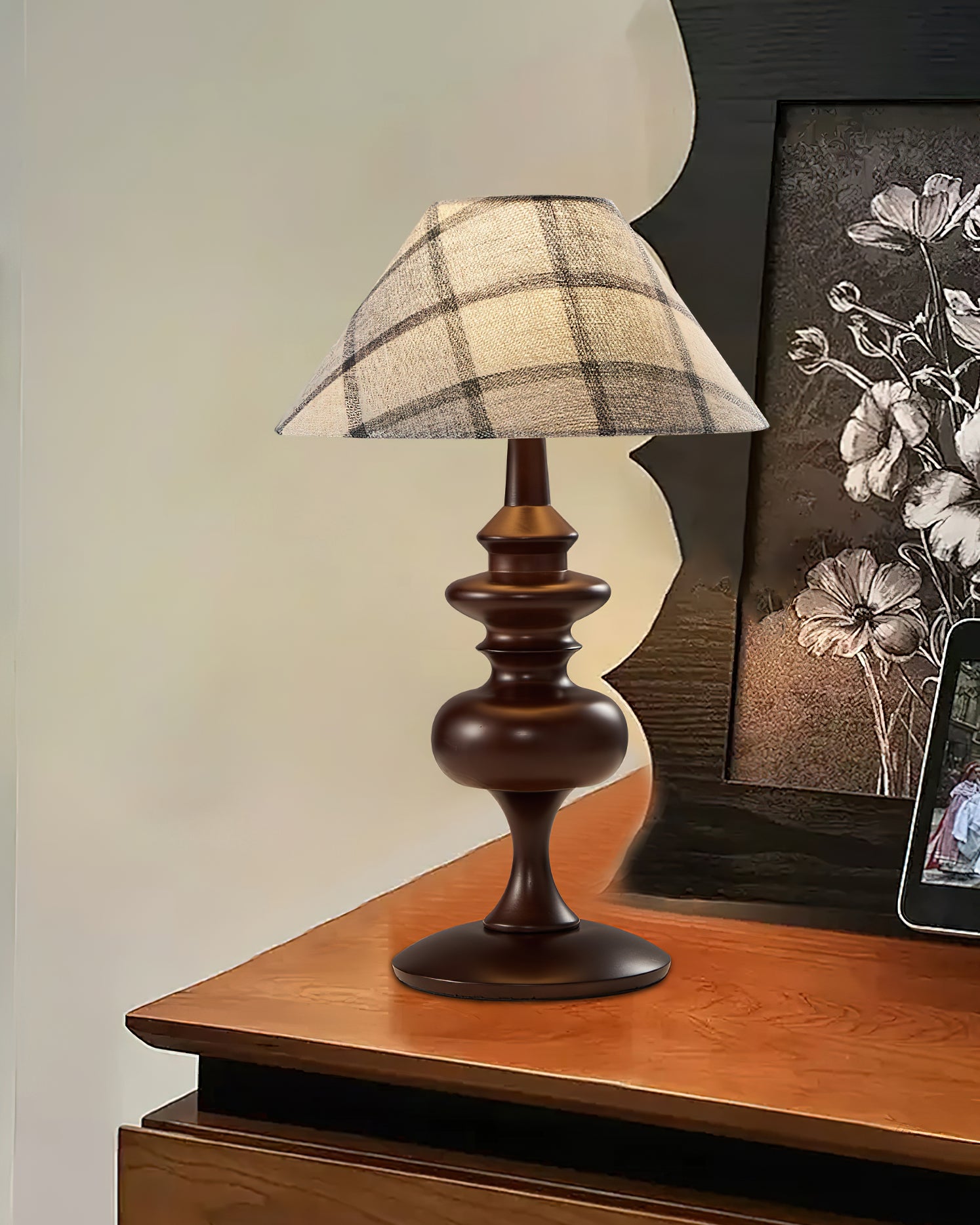 Canora Table Lamp - Modern LED Bedside Lamp with USB Port, Touch Control, Dimmable Warm White Light for Bedroom, Living Room, Office (Black)
