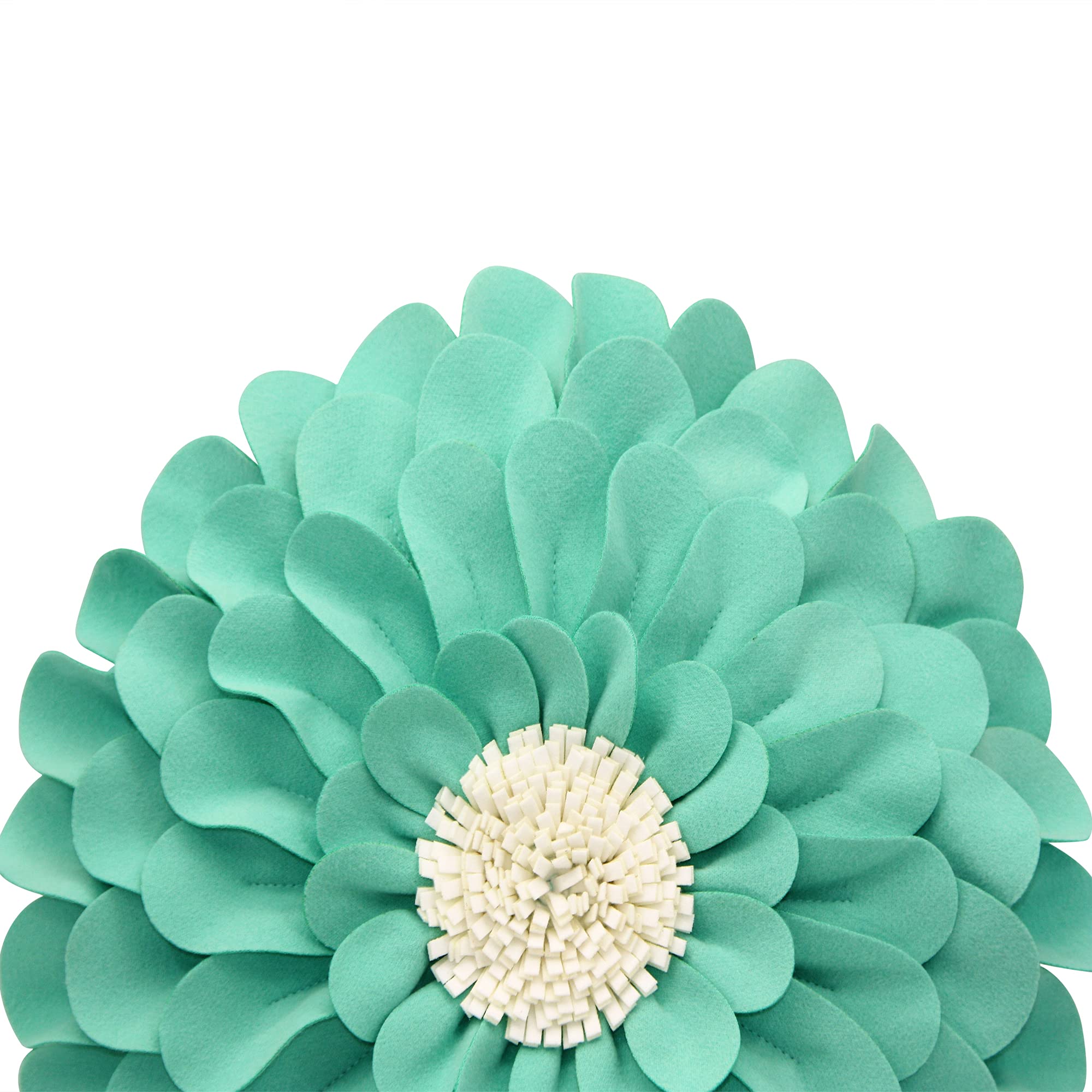 3D Happy Daisy Flower Throw Pillow - Soft & Cozy Round Decorative Pillow for Couch, Bed, Sofa - Unique Flower Shape Design Patented - Perfect for Home Décor, Living Room, Nursery & Gift Giving