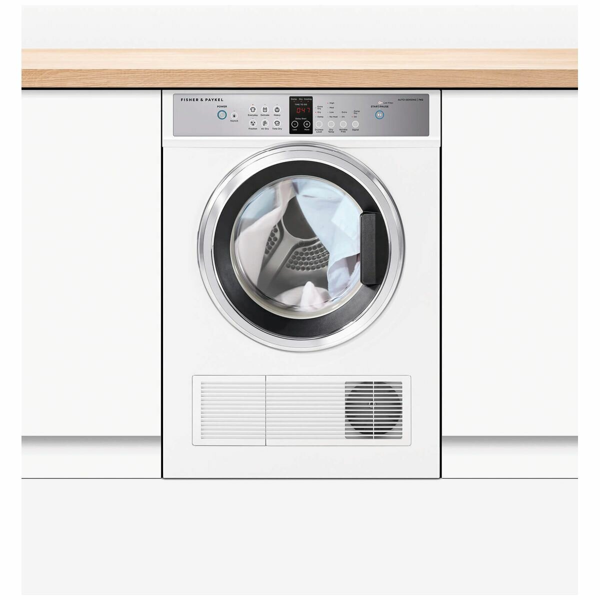 Fisher & Paykel Series 5 7kg Vented Dryer DE7060G2 - Energy Efficient Clothes Dryer for Home Laundry, Perfect for Small Families & Apartments